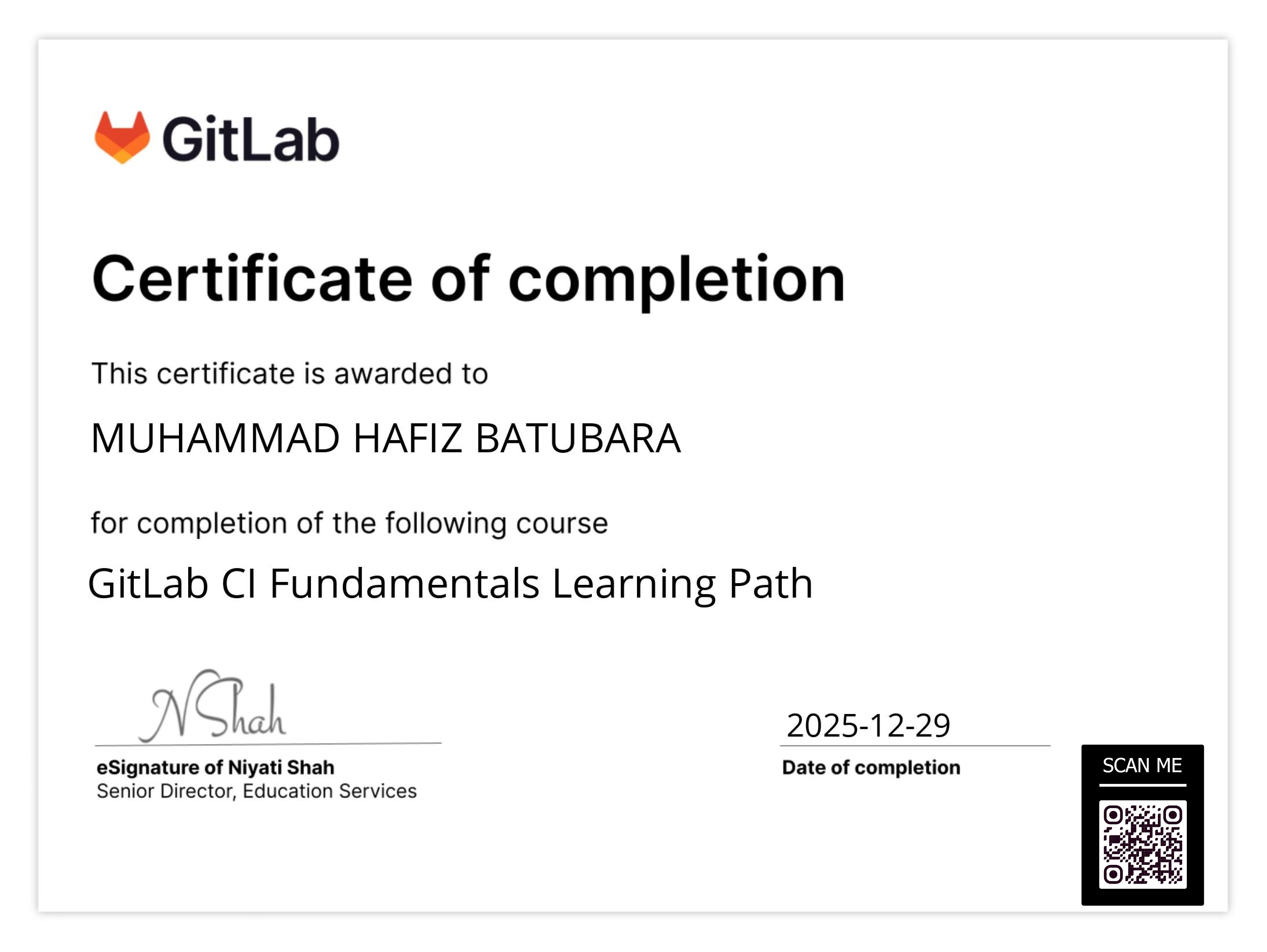 GitLab CI Fundamentals Learning Path